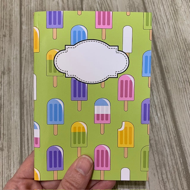 Gröna isglassar - anteckningsbok A5