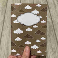 Bruna moln - anteckningsbok A5 - Lilofant Design