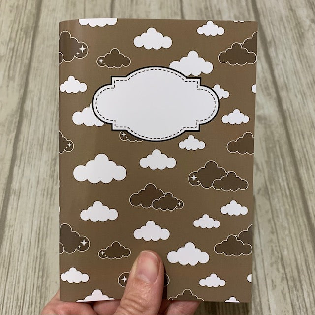 Bruna moln - anteckningsbok A5