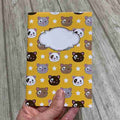 Solgul katter - anteckningsbok A5 - Lilofant Design