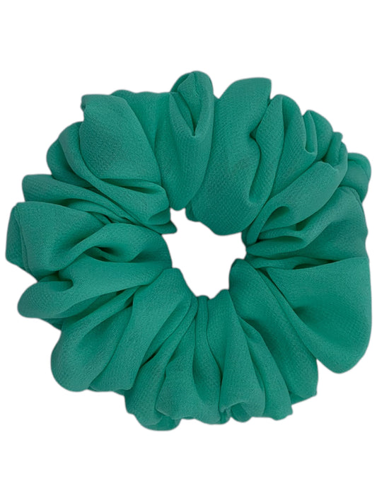 Ljus mint chiffong scrunchie - Lilofant Design