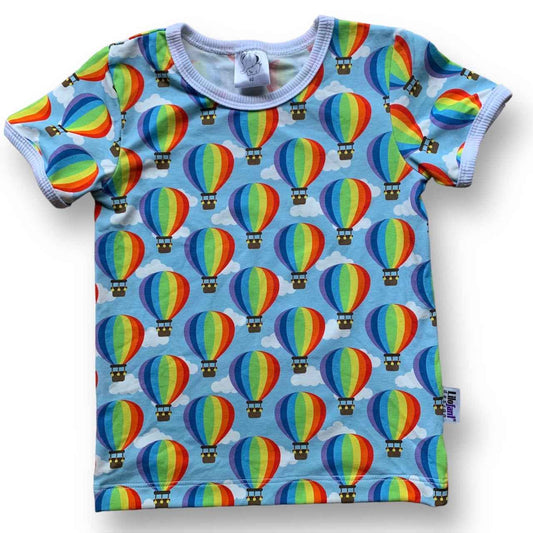 Blå luftballong t-shirt