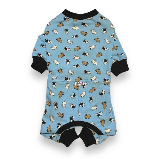 Blå hundar pyjamas