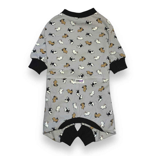 Grå hundar pyjamas