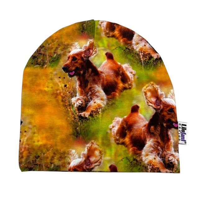 Skuttande hund mössa