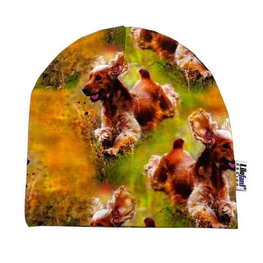 Skuttande hund mössa