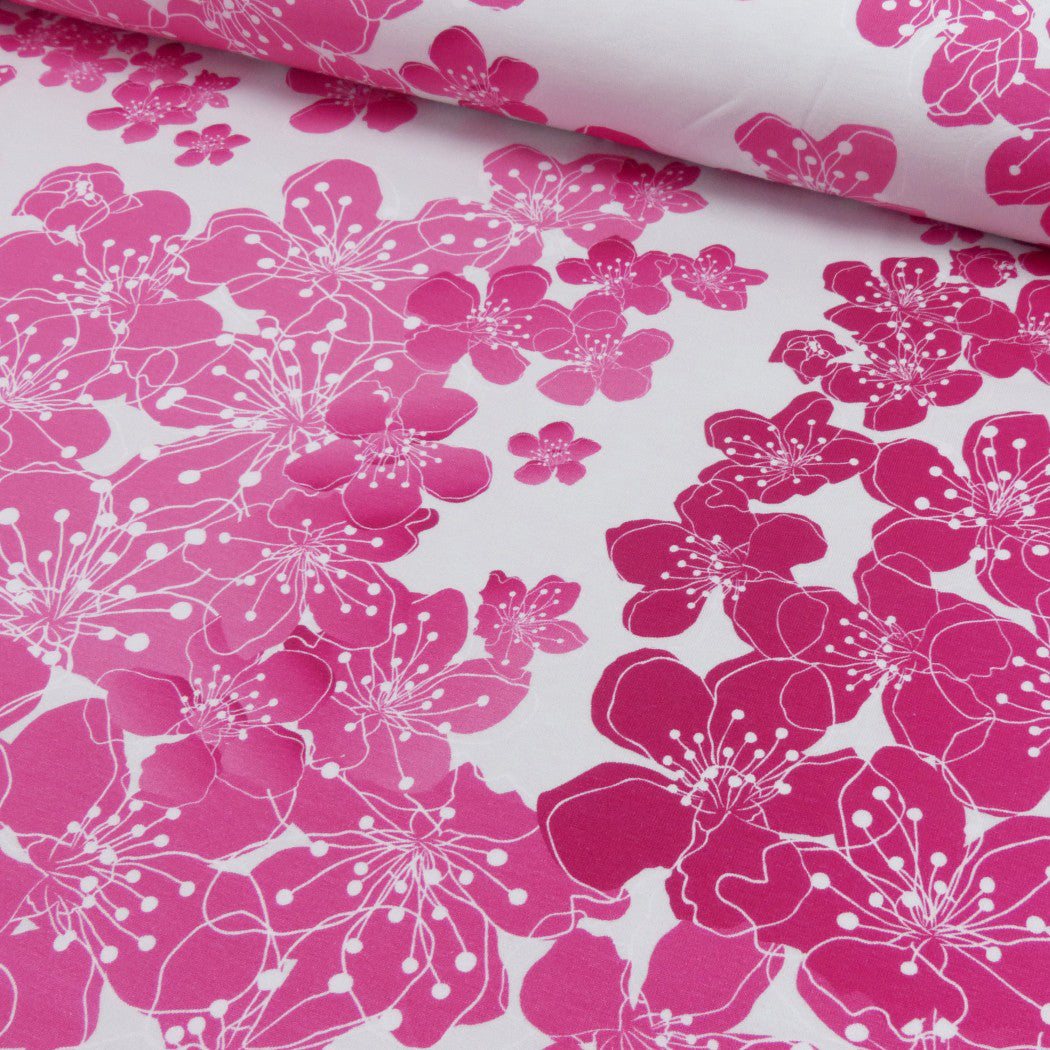 Rosa blommor pannband