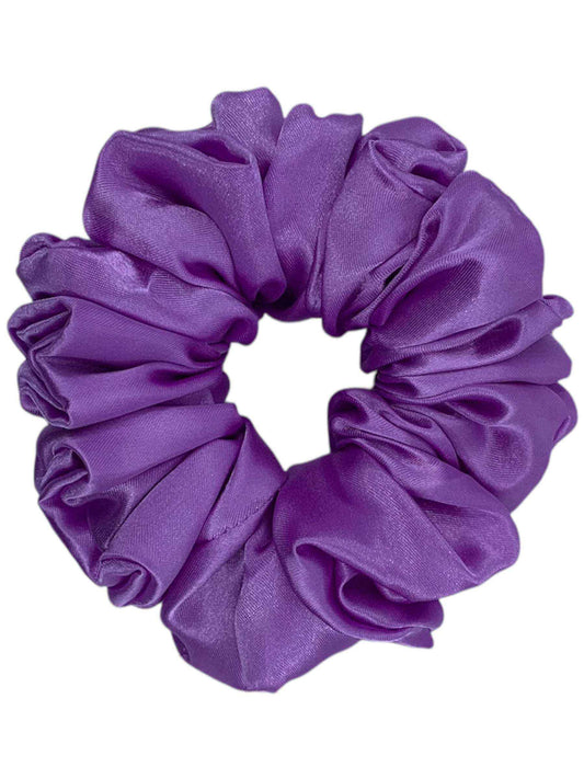 Violett satin scrunchie