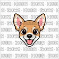 Chihuahua korthårig - bricka