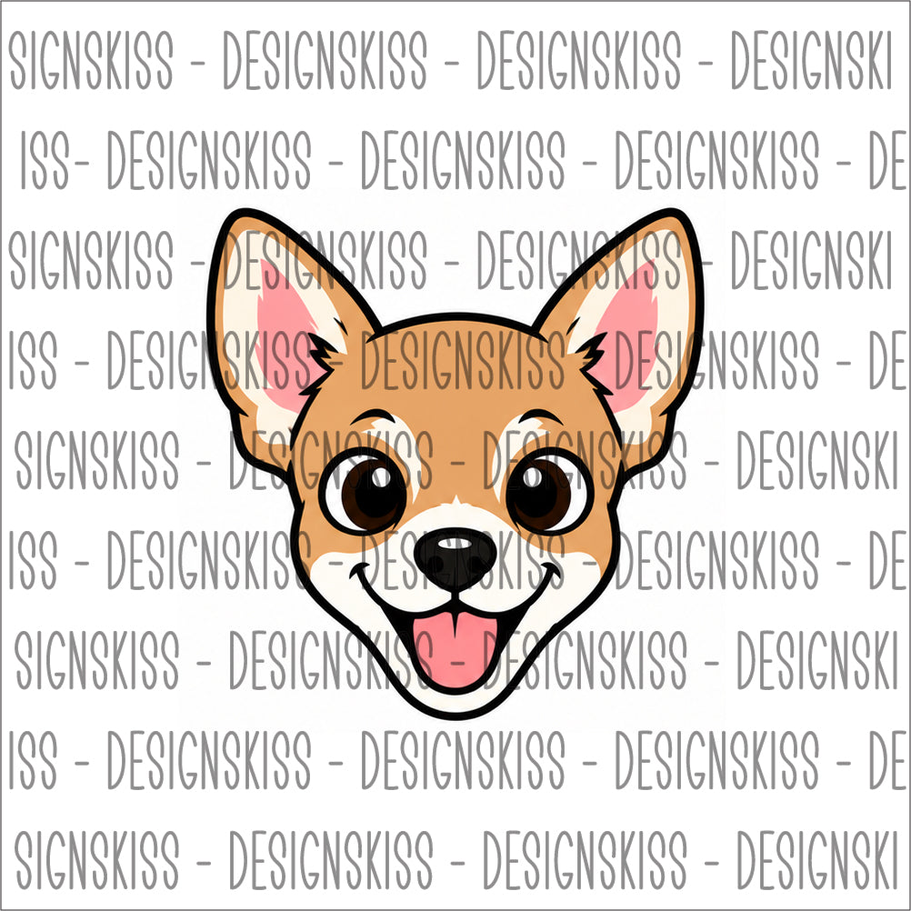Chihuahua korthårig - bricka