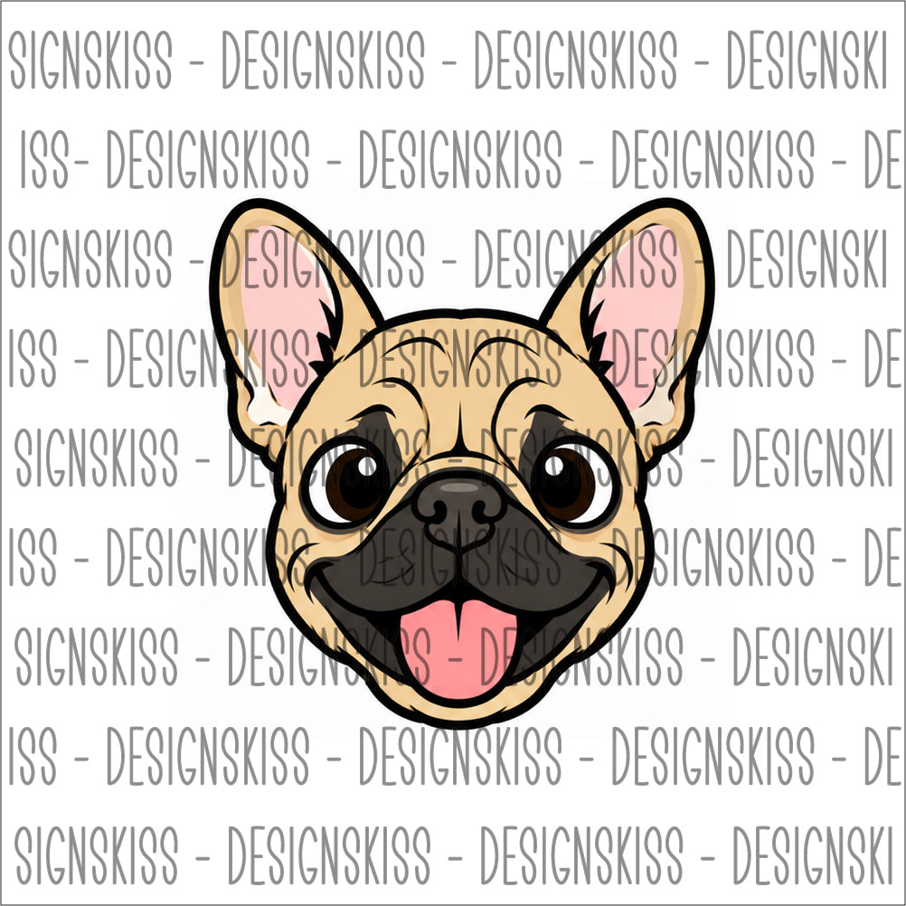 Fransk bulldog - bricka
