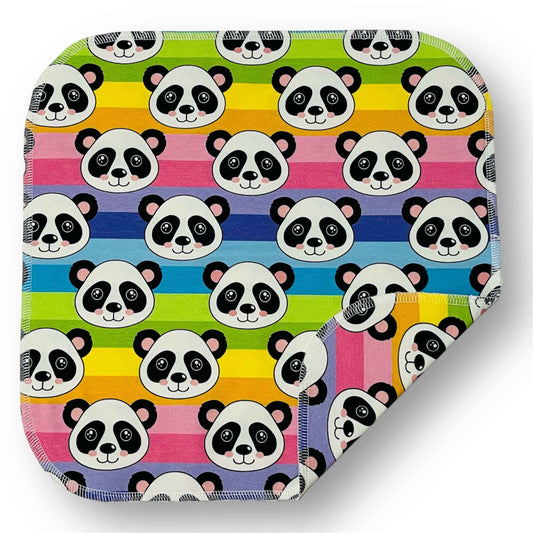 Karamell panda snuttefilt