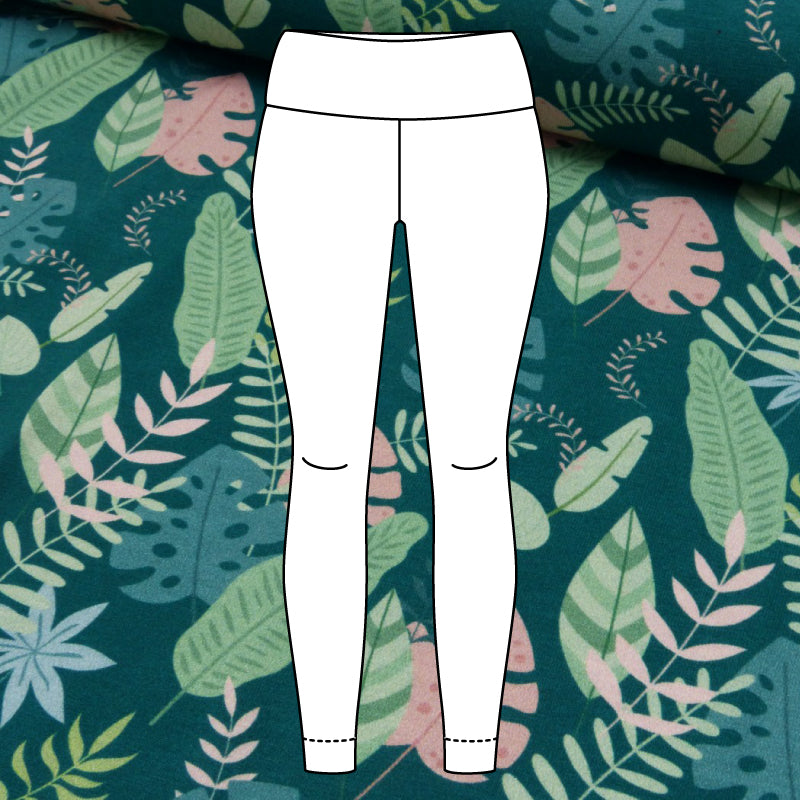 Gröna blad leggings