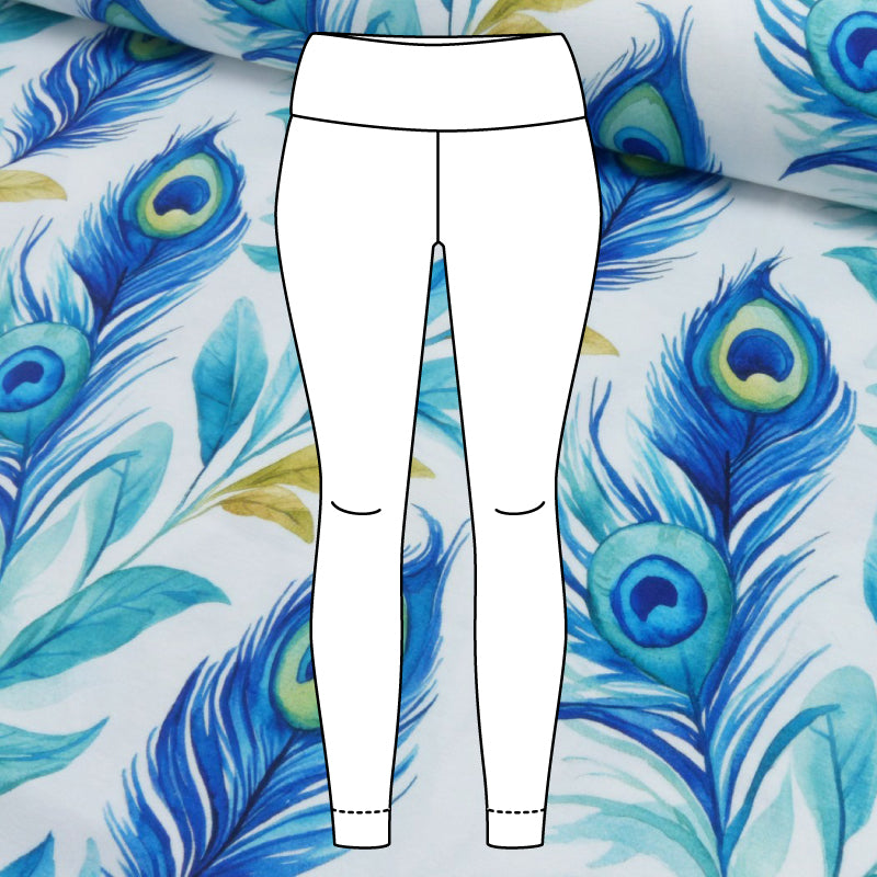 Påfågel leggings