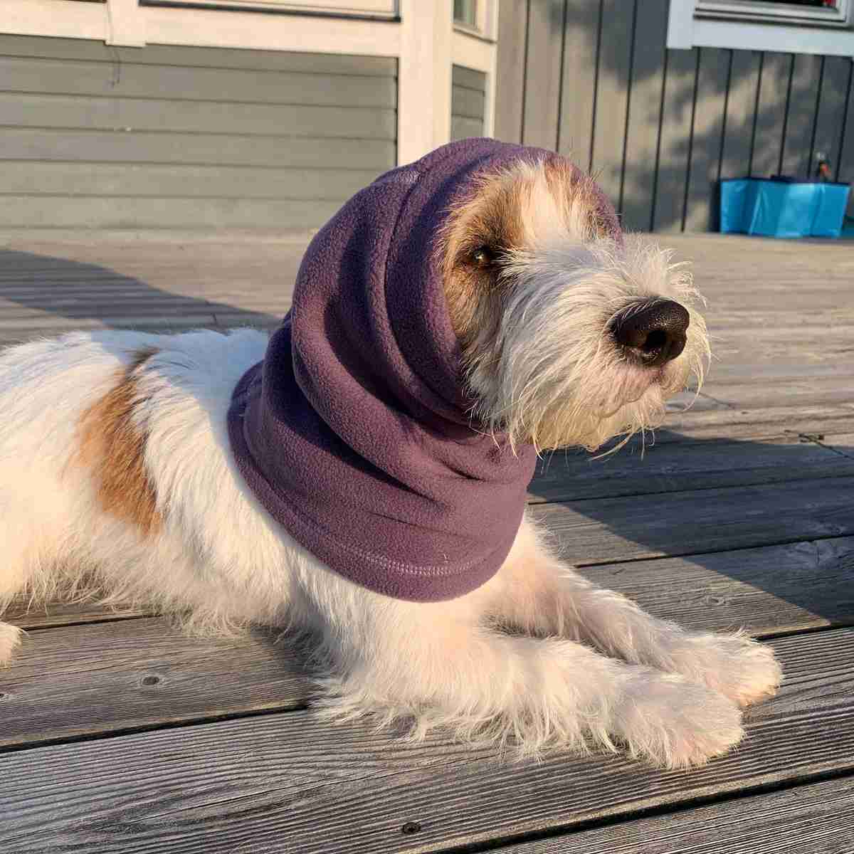 Lila fleece snood