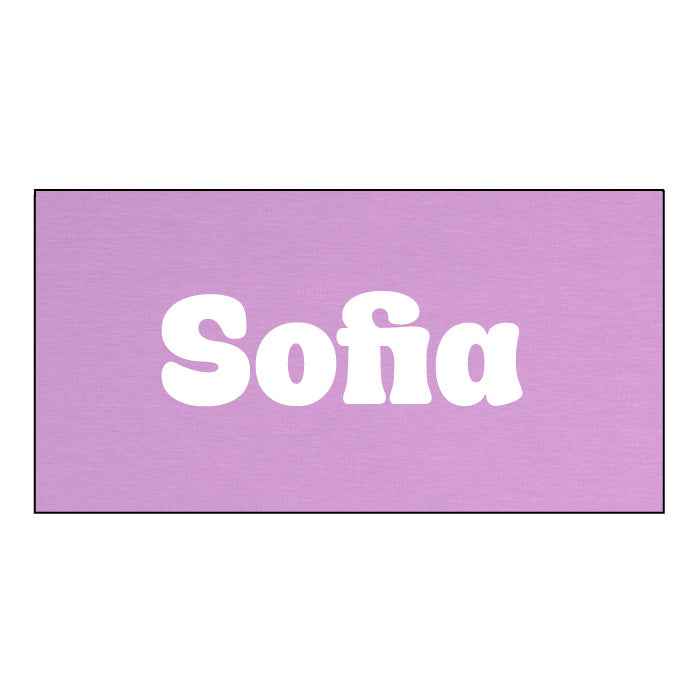 Namn pannband version 3 - valfri färg