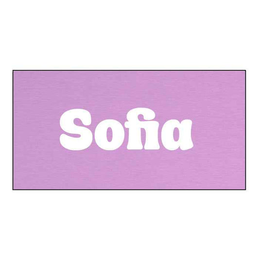 Namn pannband version 3 - valfri färg