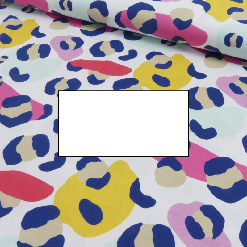 Vit leopard pannband