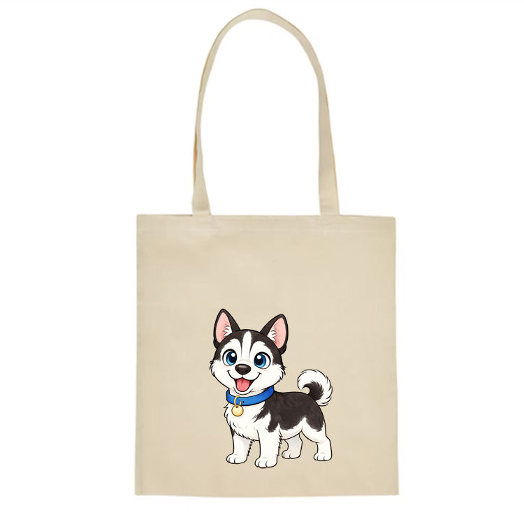 Siberian husky tygkasse